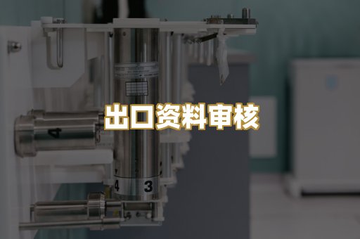 出口资料审核